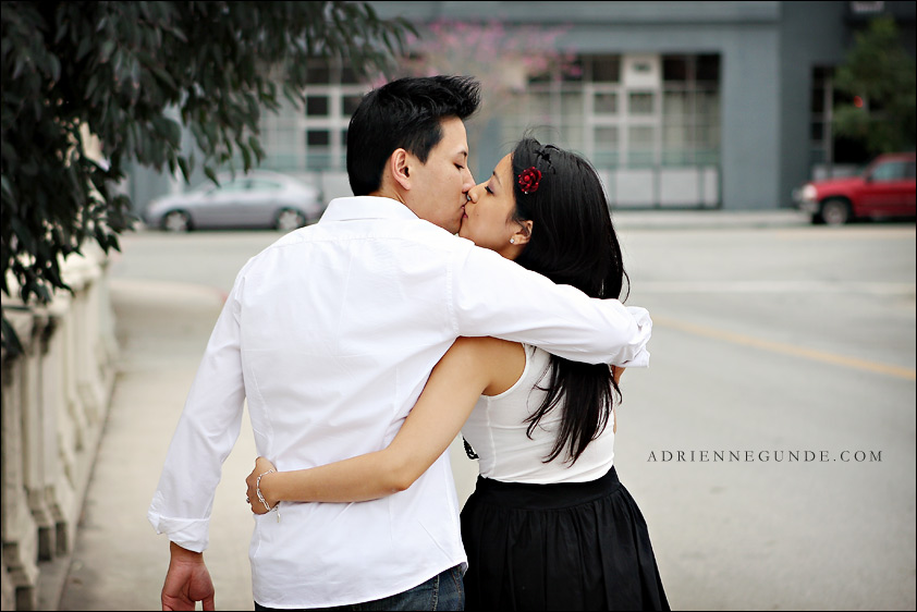los angeles engagement pictures