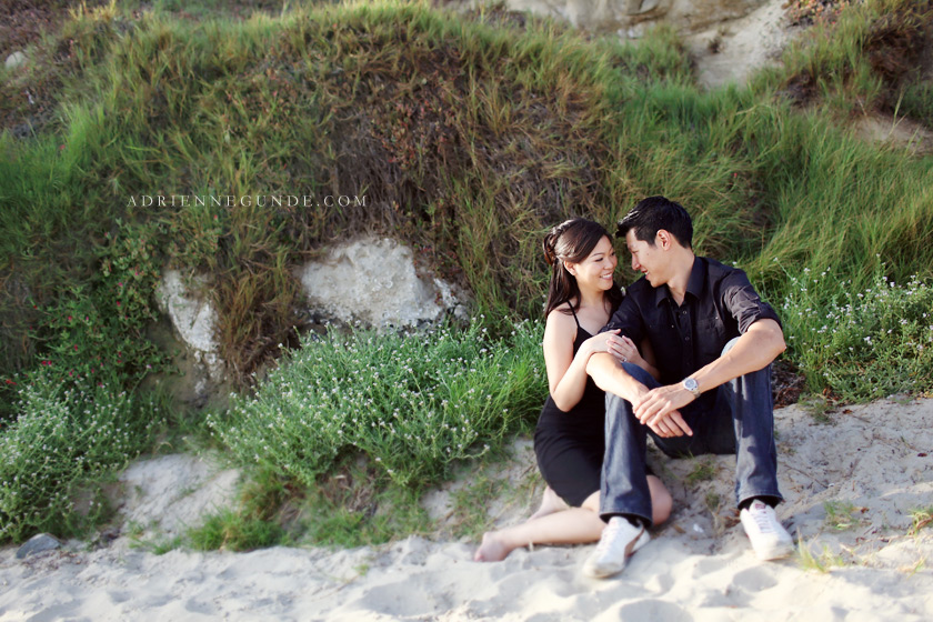 laguna beach engagement picture