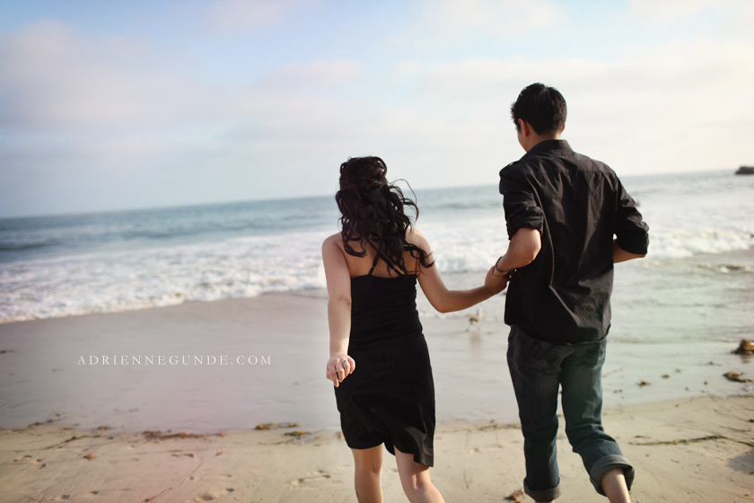 laguna beach engagement picture