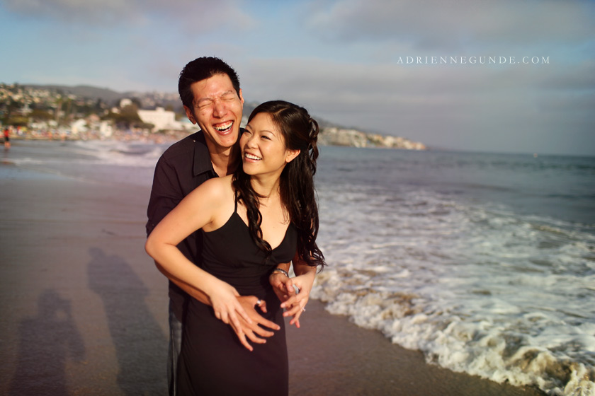 laguna beach engagement picture