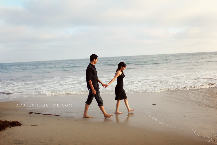 laguna beach engagement picture