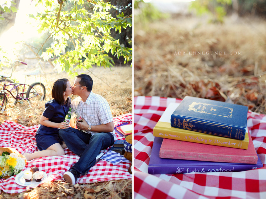 vintage engagement photography