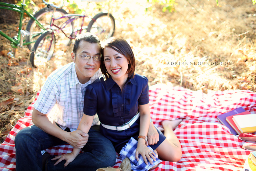 vintage engagement photography