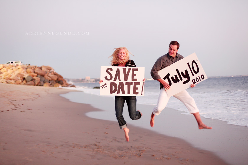 save the date posters engagement session