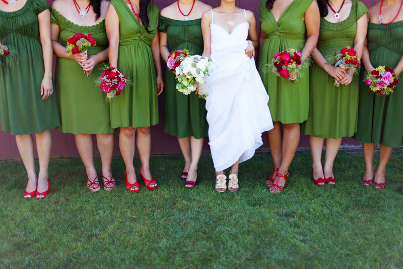 strawberry farms wedding photo