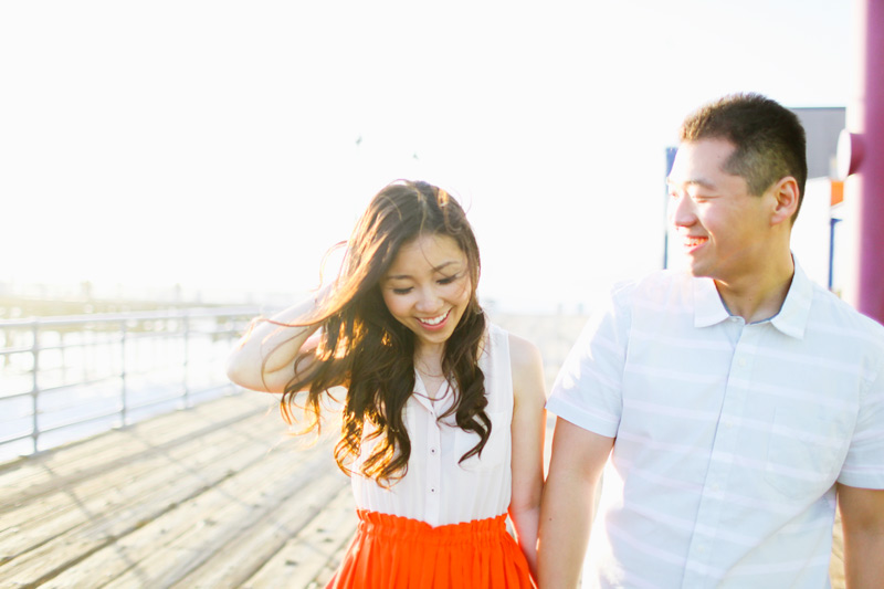 santa monica engagement photos