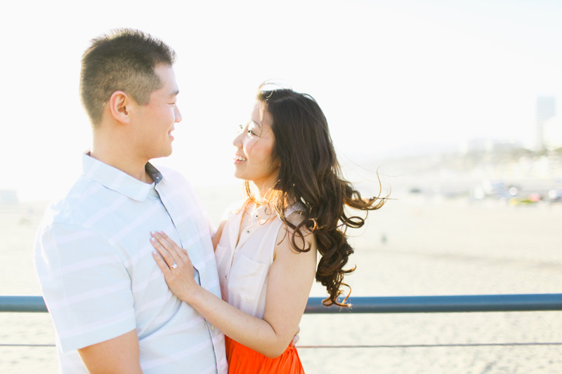 santa monica engagement photos