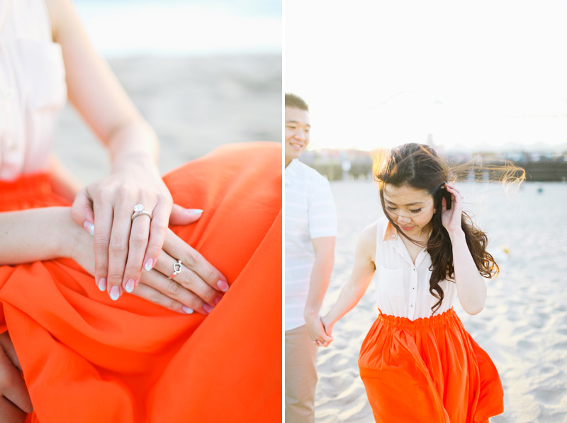 santa monica engagement photos