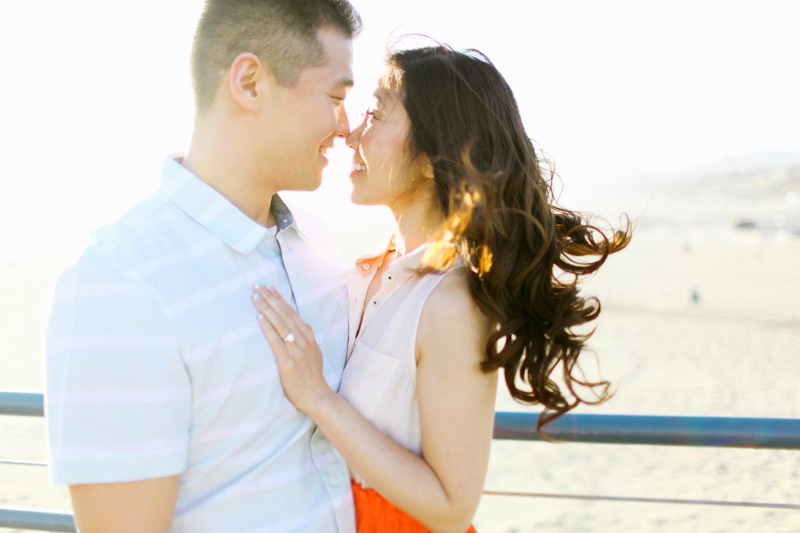 santa monica engagement photos